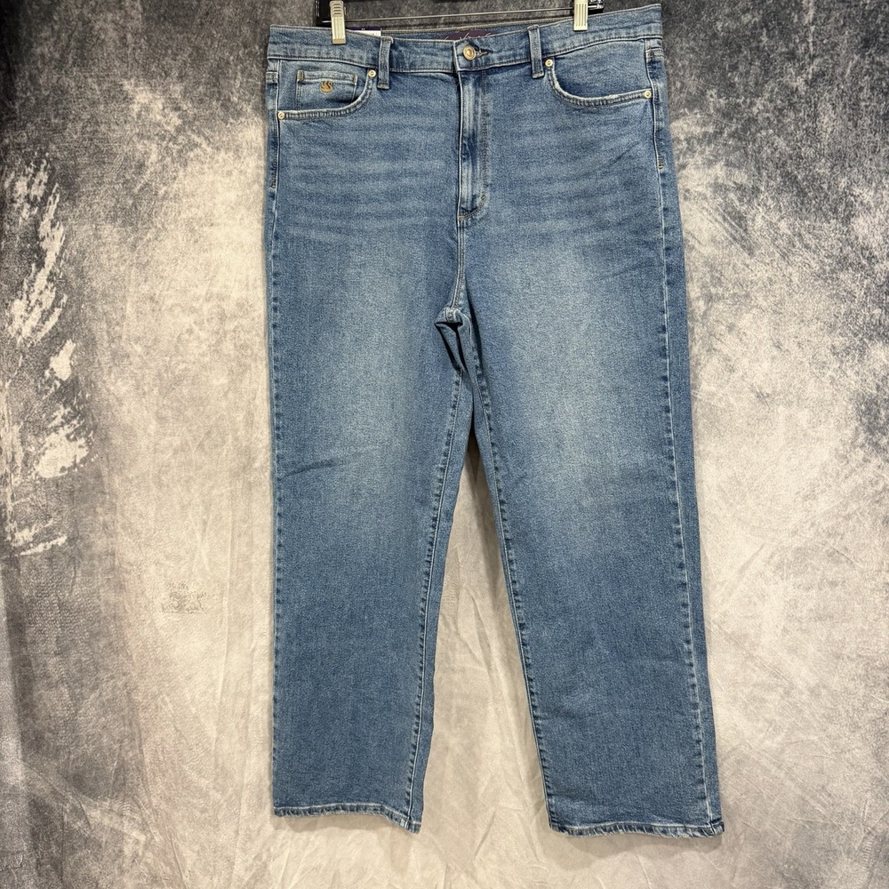 Gloria Vanderbilt Amanda Women's Jeans Size 14 Average Medium Wash Straight Leg